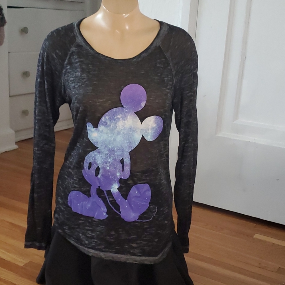 Mickey Mouse Galaxy Long Sleeve Tee